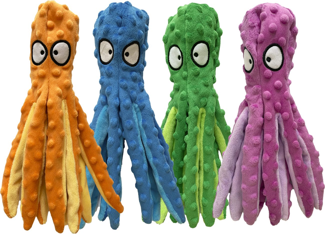 Crinkle Octopus Dog Toy