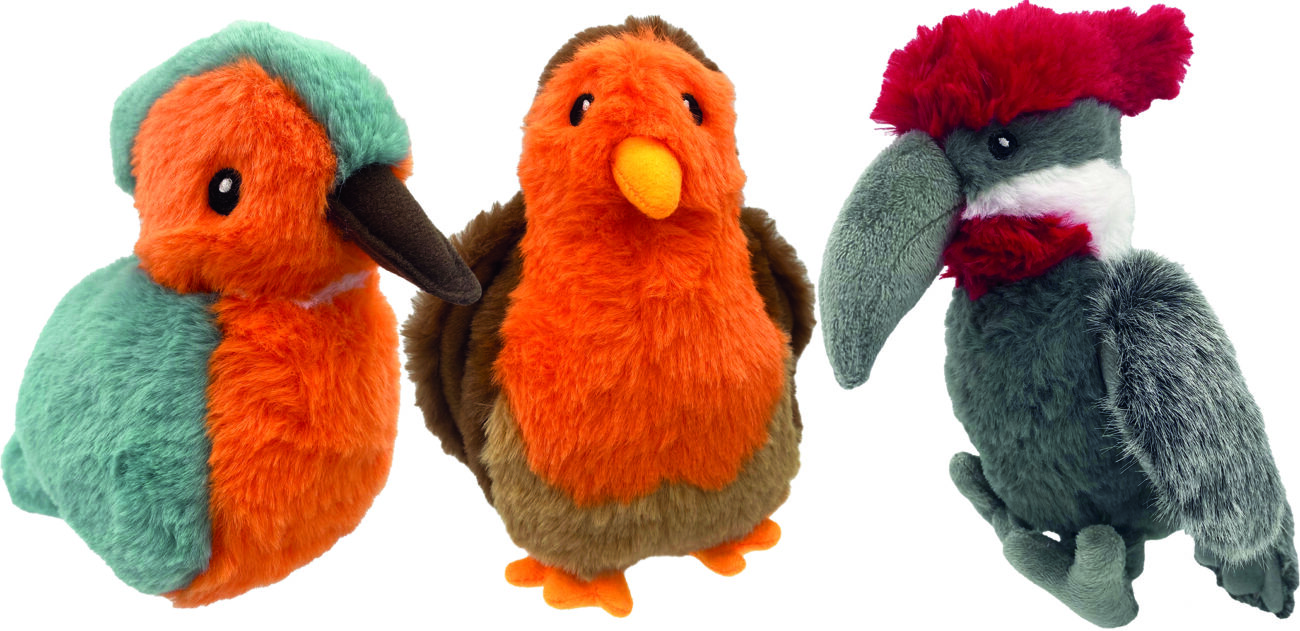 Wild Birds Dog Toy