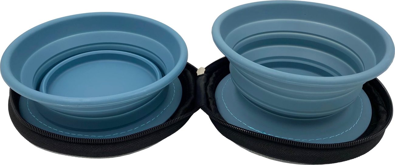 Dual Pop Up Travel Bowl